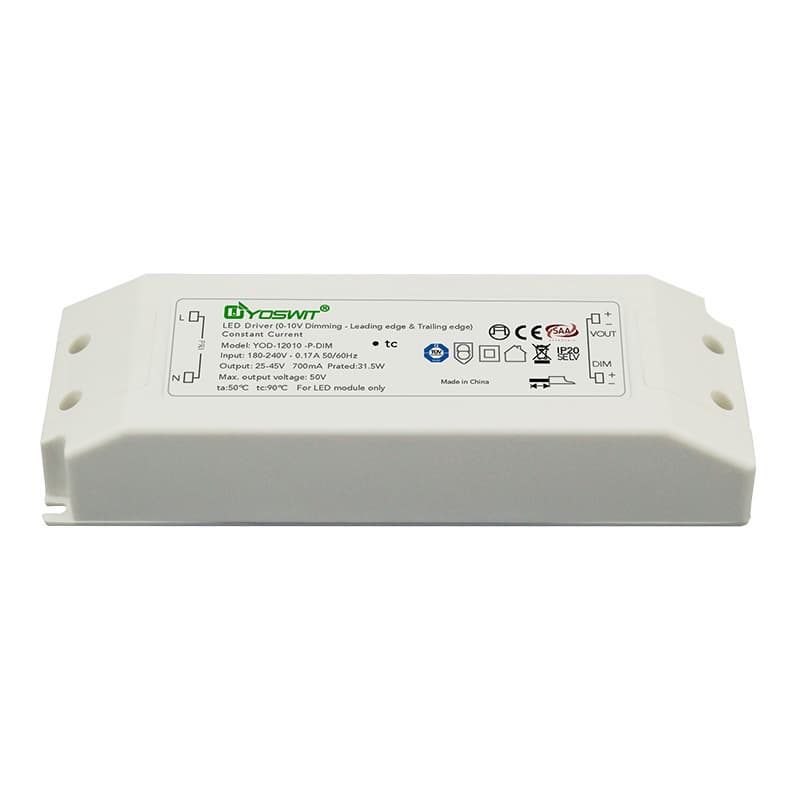 Yoswit 0_10V Dimmable Constant Current Driver 45W 350mA
